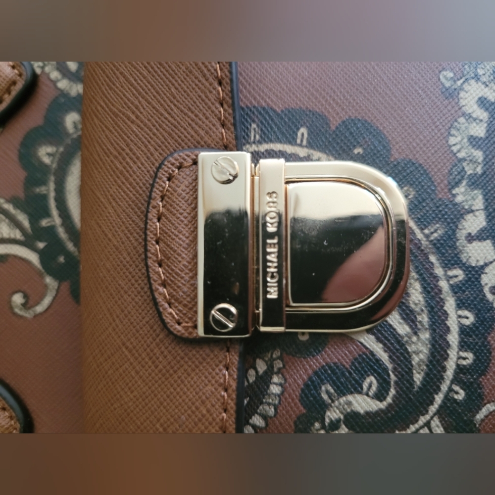 Michael Kors Paisley Brown Handbag - Picture 7 of 8
